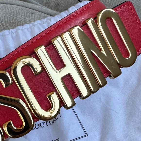 Moschino Couture Leather Belt Kit with Tags Size 38 main image 6